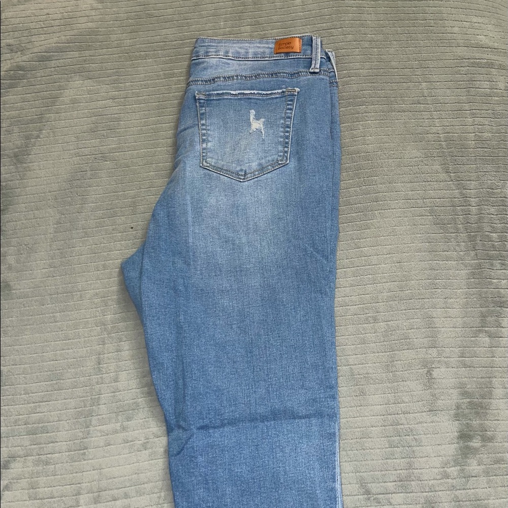 Super High Rise Ripped Jeans Size 9/10 - Picture 3 of 3